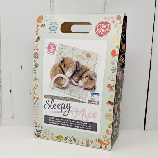 Picture of Sleepy Mice Needle Felting Kit