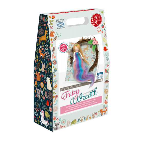 Picture of Summer Fairy Wreath Needle Felting Kit