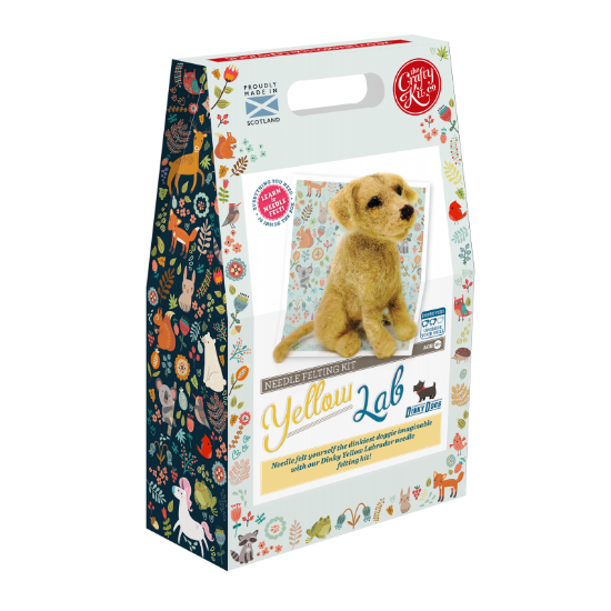 Picture of Yellow Labrador Needle Felting Kit