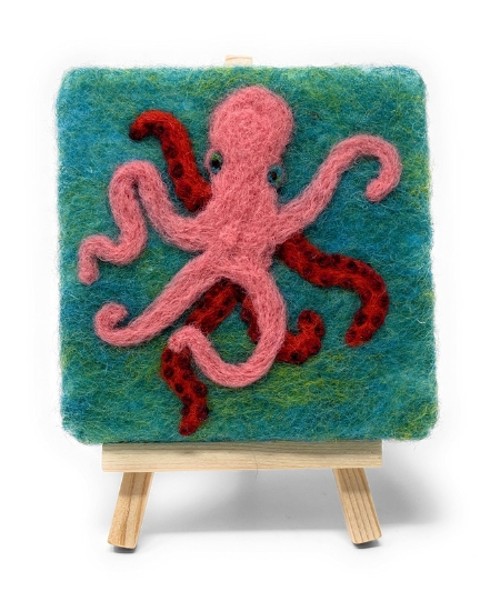 Picture of Mini Masterpiece Octopus Needle Felting Kit