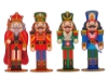 Picture of Set of 4 Traditional Nutcrackers - Crystal Art XL Buddies