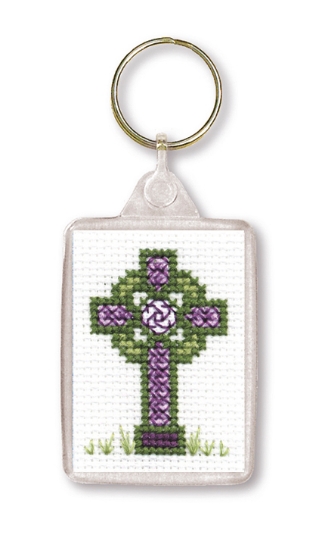 Picture of Celtic Cross Keyring Cross Stitch Kit