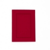 Picture of Rectangular Aperture A5 Cards - Red (Pack Of 4)