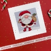 Picture of Jolly Santa - Christmas Card Cross Stitch Kit by Bothy Threads