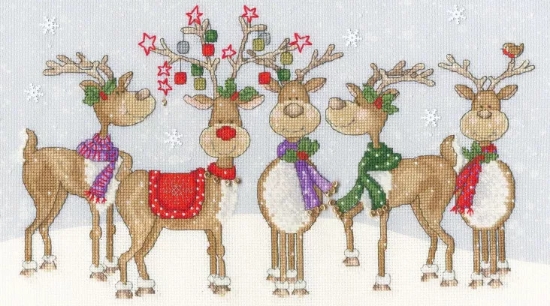 Picture of Prancing Pals Cross Stitch Kit by Bothy Threads