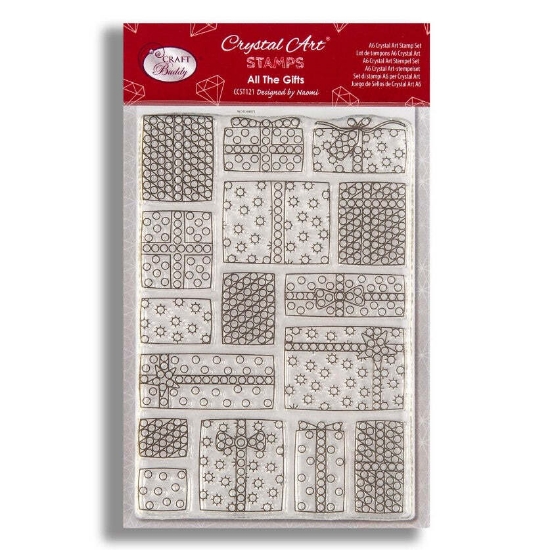 Picture of Crystal Art A6 Stamp Set - All the Gifts