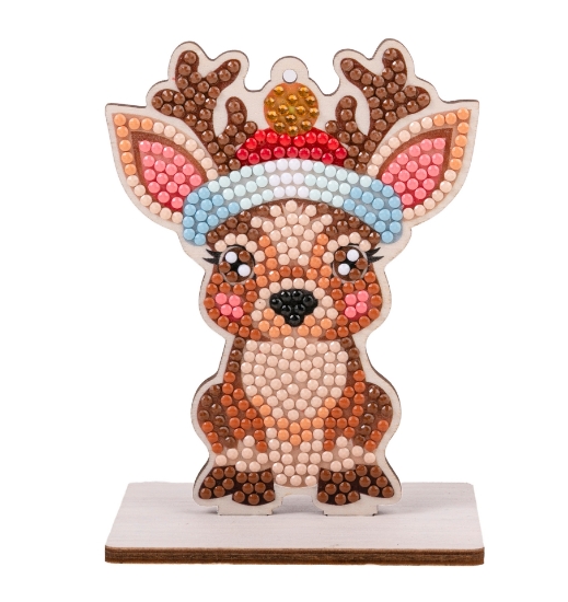 Picture of Reindeer - Crystal Art Buddy & Christmas Tree Decoration