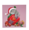 Picture of Bauble Bliss - 18x18cm Crystal Art Card