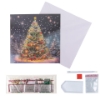 Picture of Festive Fir Tree - 18x18cm Crystal Art Card