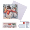 Picture of Frosty & Merry Snowmen - 18x18cm Crystal Art Card