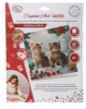 Picture of Christmas Kittens - 18x18cm Crystal Art Card