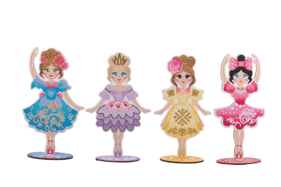 Picture of Crystal Art Nutcrackers MDF - Ballerinas