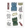 Picture of Crystal Art A6 Stamp Set - Cracking Christmas