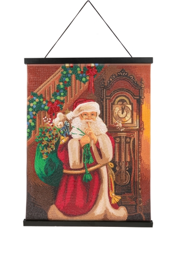 Picture of Santas Secret - Crystal Art 40x50cm Scroll Kit