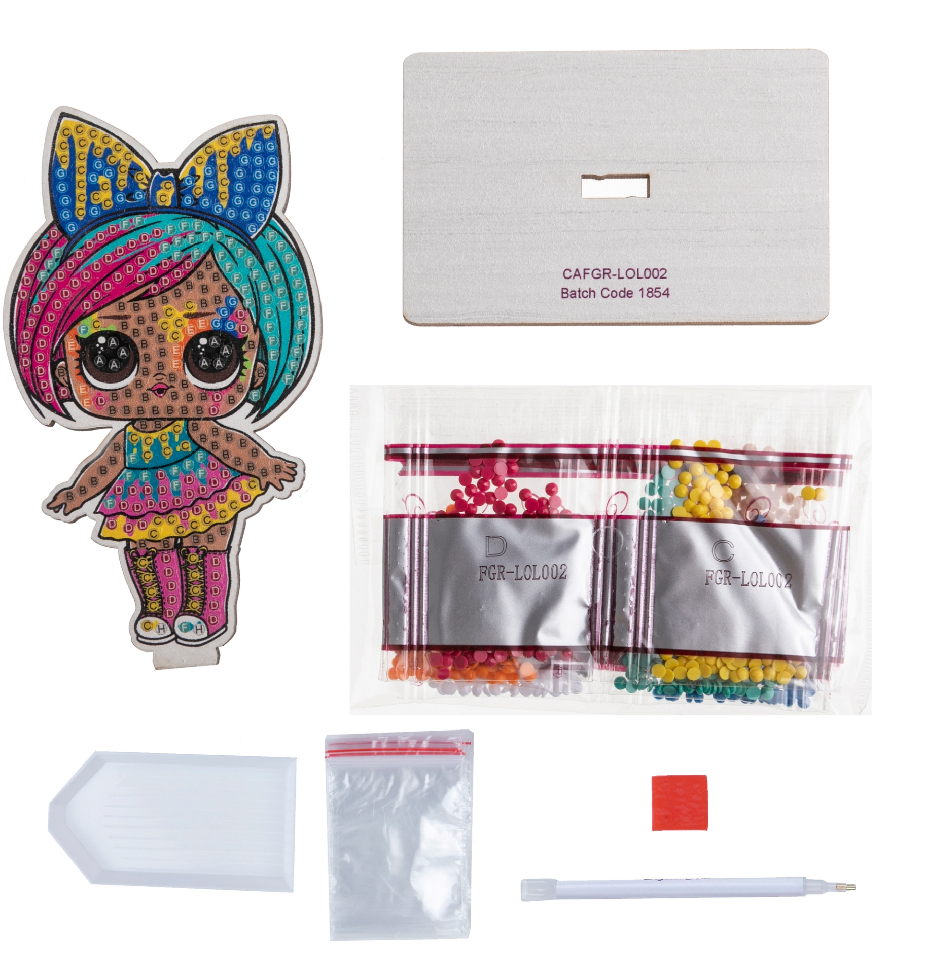 Splatters Crystal Art Buddy Kit Lol Surprise Stitchtastic 5509