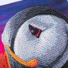 Picture of Puffin Sunset 18x18cm Crystal Art Card