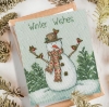 Picture of Ol' Jack Frost Snowman - Cross Stitch Kit By Bothy Threads