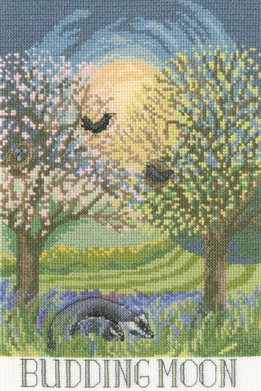 Picture of Budding Moon - Cross Stitch Kit By Bothy Threads