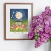 Picture of Flower Moon - Cross Stitch Kit By Bothy Threads