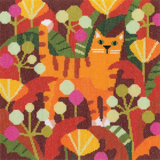 Picture of Ginger Cat (Catz & Co) - 14ct Aida Cross Stitch Kit