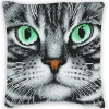 Picture of Grey Cat Face - 30x30cm Crystal Art Cushion Kit