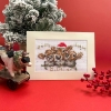 Picture of Jolly Holly - Christmas Card Cross Stitch Kit by Bothy Threads