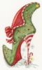 Picture of Candy Canes - (Sally King Shoes) Cross Stitch Kit by Bothy Threads