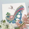 Picture of Osaka Spring - (Sally King Shoes) Cross Stitch Kit by Bothy Threads