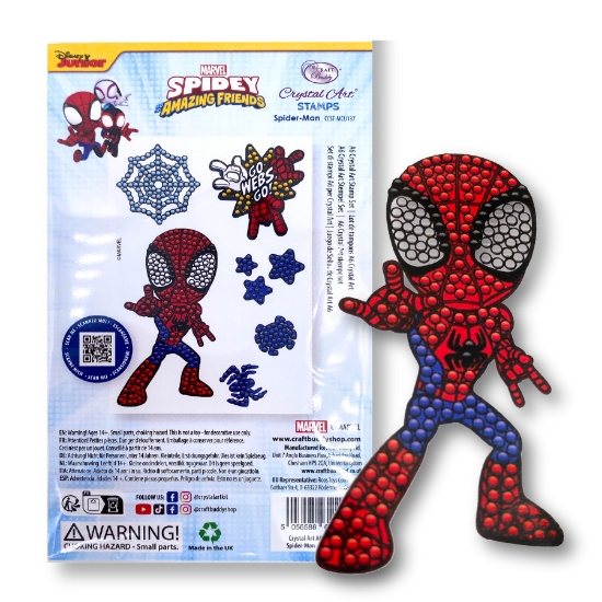 Picture of Crystal Art A6 Stamp Set  - Spiderman (Marvel)