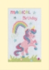 Picture of Magical Birthday Greetings Card Cross Stitch Kit by Bothy Threads