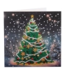 Picture of Festive Fir Tree - 18x18cm Crystal Art Card