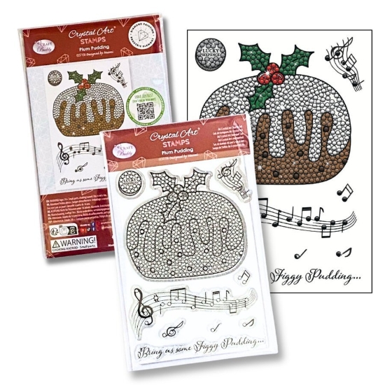 Picture of Crystal Art A6 Stamp Set - Plum Pudding