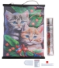 Picture of Cute Cats - Crystal Art 40x50cm Scroll Kit